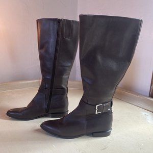 Nine West Knee High Brown Riding Style Boots